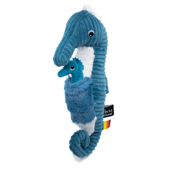 Papadou Seahorse Dad and Baby Blue