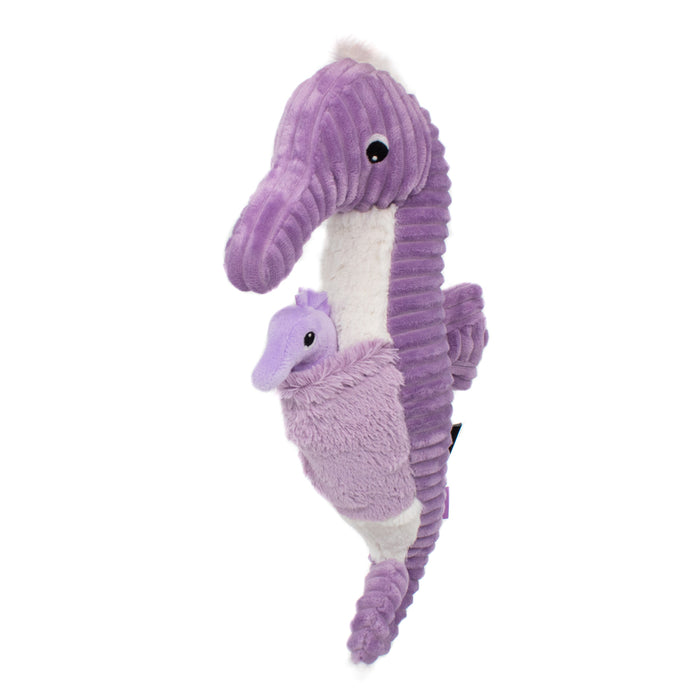 Papadou Seahorse Dad and Baby Purple