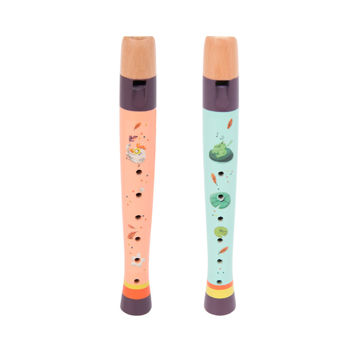 Dans La Jungle Wood Flute (Coral)