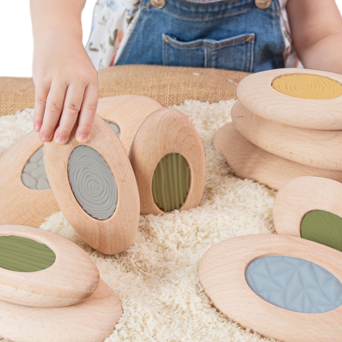 Jumbo Sensory River Stones - 10 pc. set